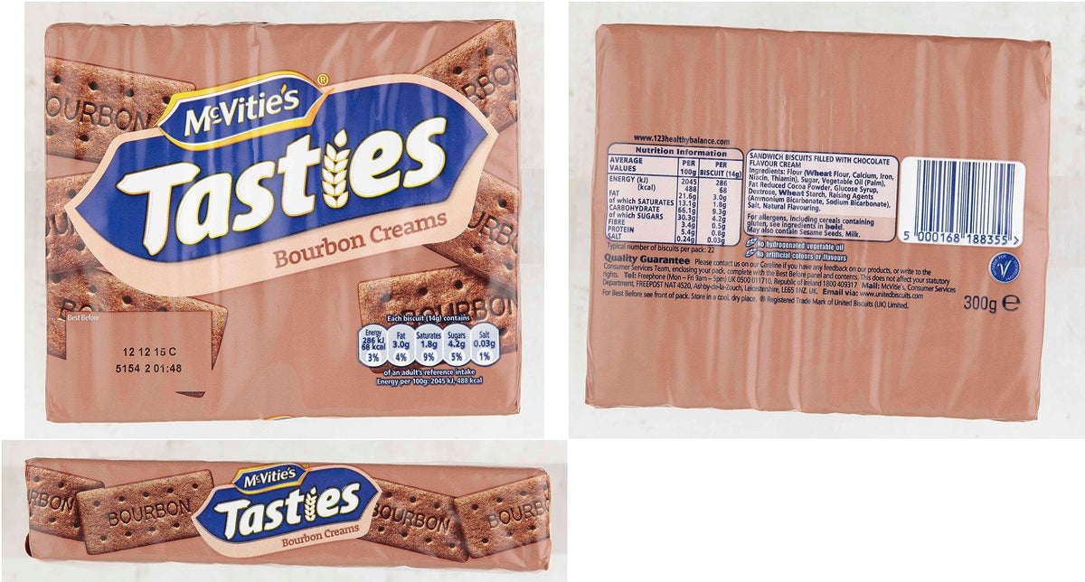 McVitie's Tasties Rich Tea Finger Biscuits, 250 g (Pack of 1)