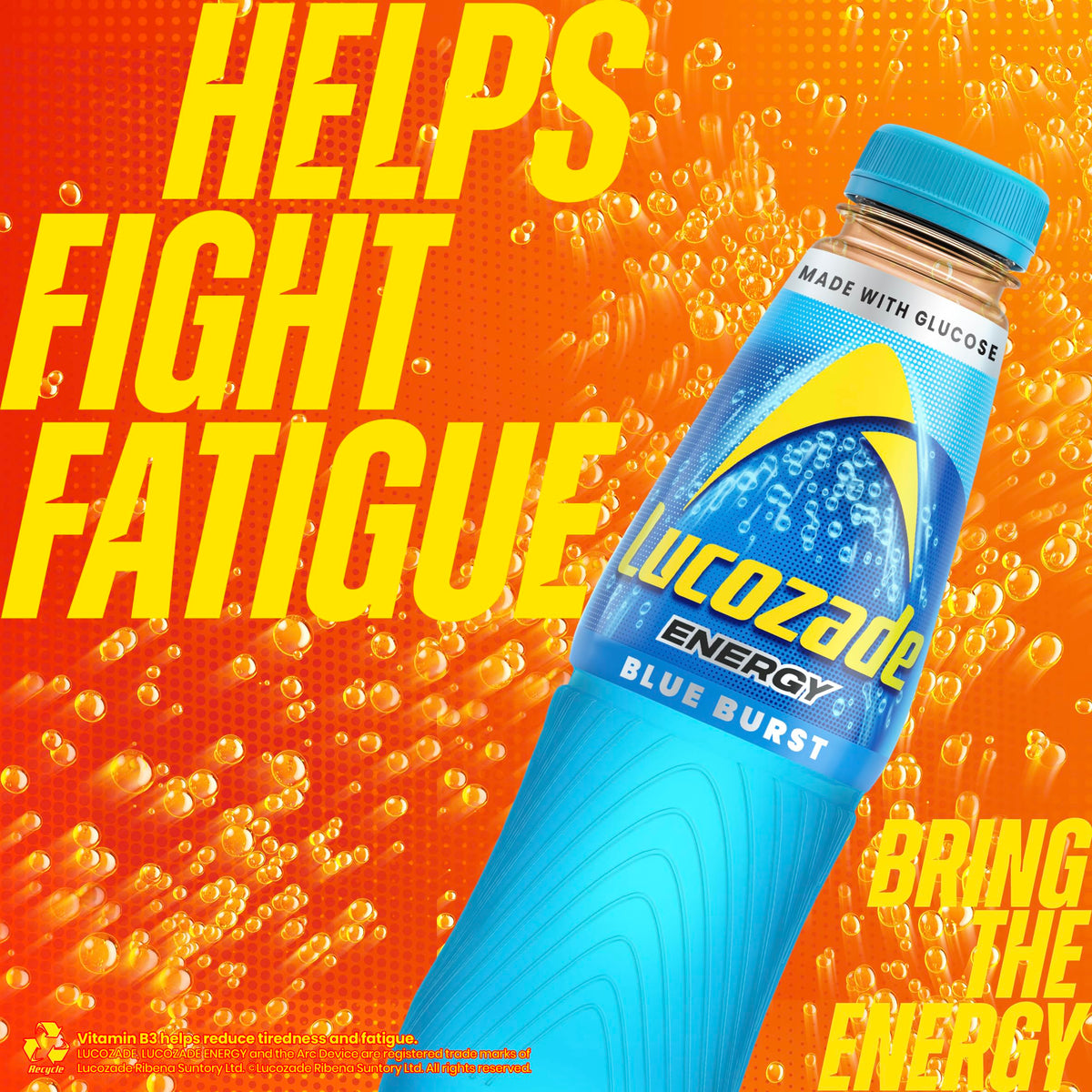 Lucozade Energy Cherry 500ml (Pack of 12)