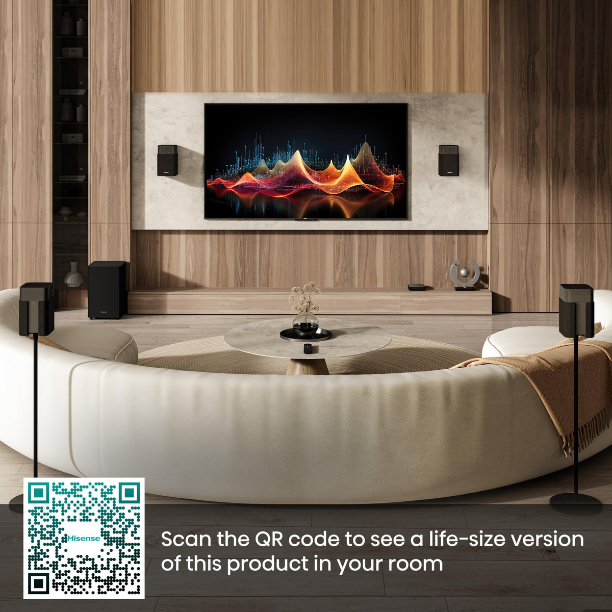 Hisense HS2000 2.1 CH All-In-One Soundbar for TV