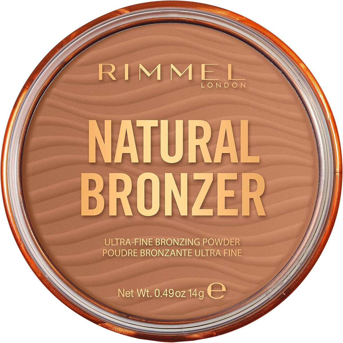 Rimmel Natural Bronzer, Silky-Smooth & Ultra-Fine Bronzing Powder, 002 Sunbronze, 14g