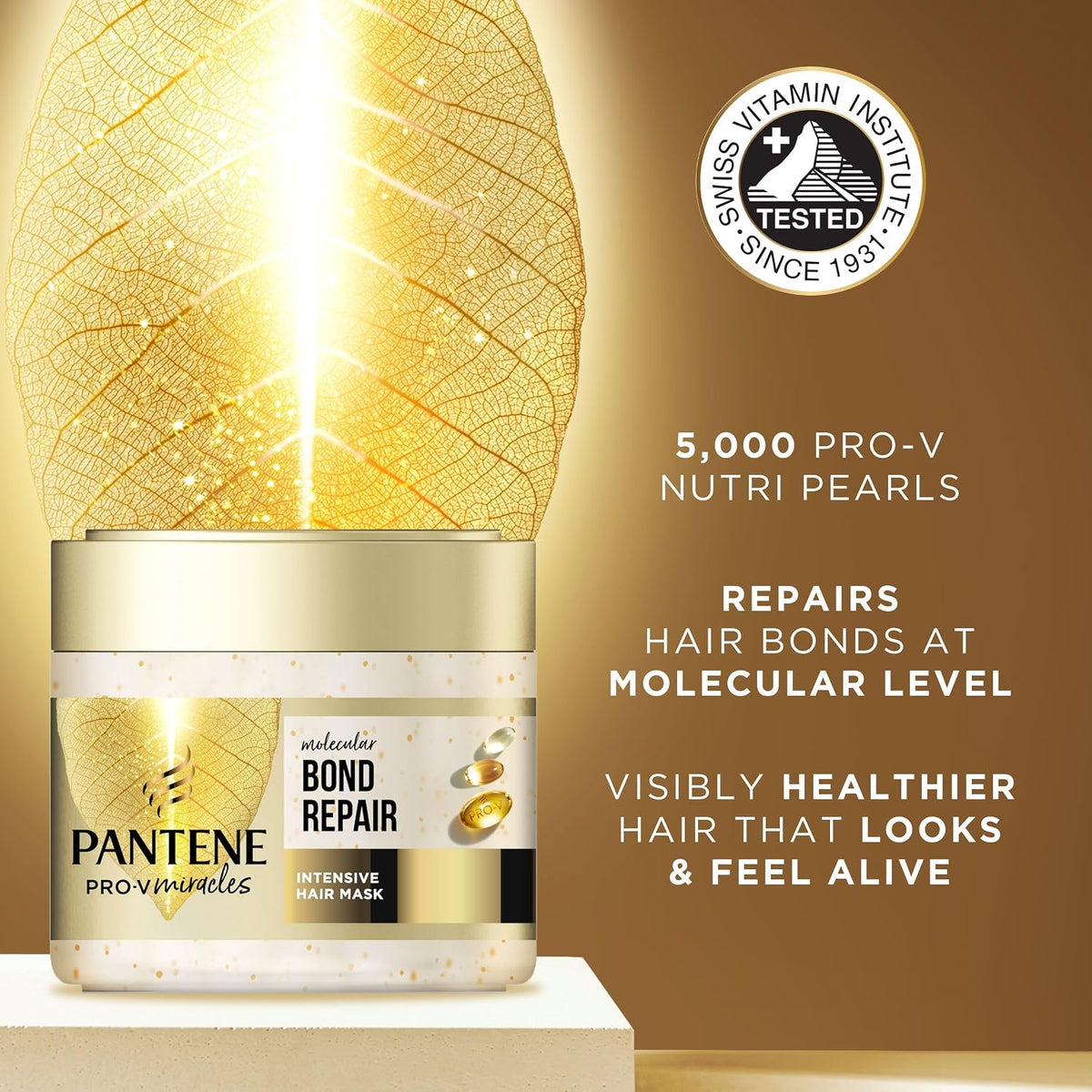 Pantene Molecular Bond Repair Deep Conditioning Hair Treatment 300ml Mask