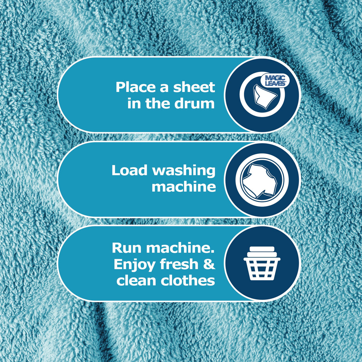 Dr. Beckmann Laundry Detergent Sheets, NON-BIO, Fresh Breeze, 25 Sheets