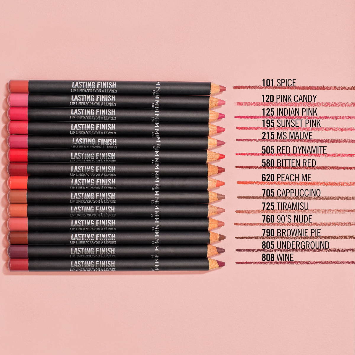 Rimmel Lasting Finish 8HR Lip Liner, Peach Me, Highly Pigmented Formula, Long-Wearing Creamy Colour, Precise Application and Seamless Blend, For Big & Plump Lips, Vegan & Cruelty Free, 1.2g