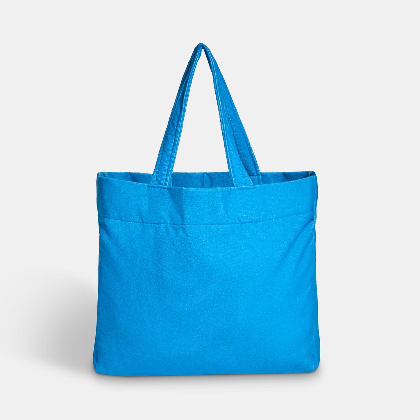 OHS Fun Print Beach Bag with Pouch Towelling Shoulder Tote Bag Holiday Travel