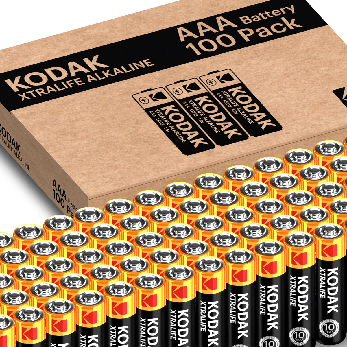 KODAK AAA Alkaline Batteries (24 Pack) Triple A Battery, LR03 1.5V