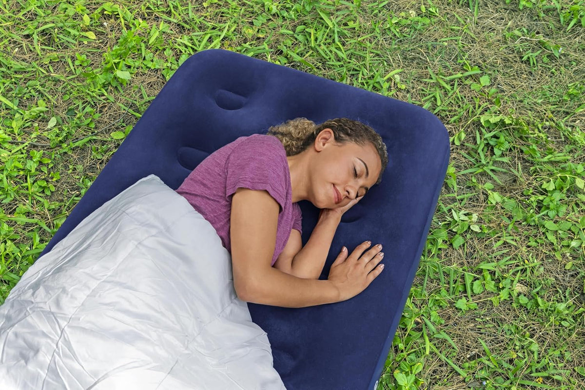 Bestway Single Flocked Airbed for Camping