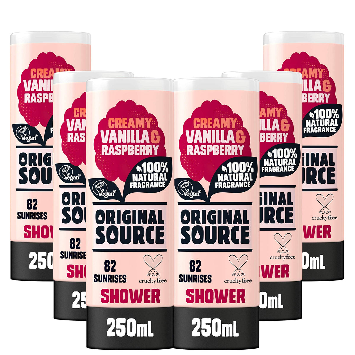 Original Source Coconut & Shea Butter Shower Gel, 6x250ml