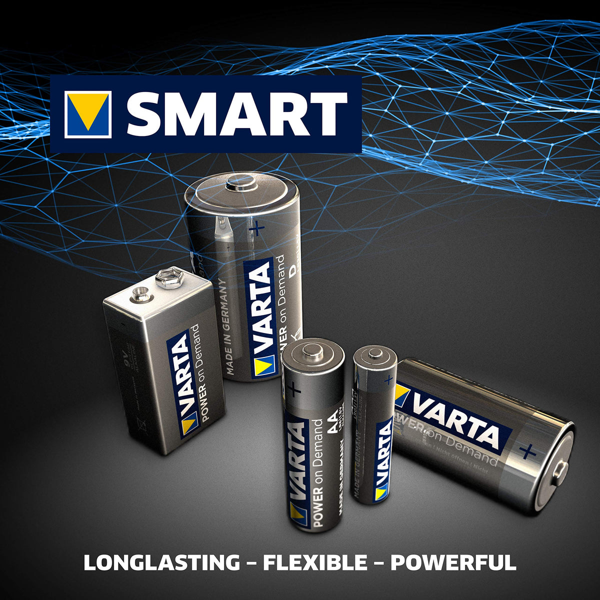 VARTA Batteries AA, Pack of 40, Power on Demand, Alkaline, 1.5 V