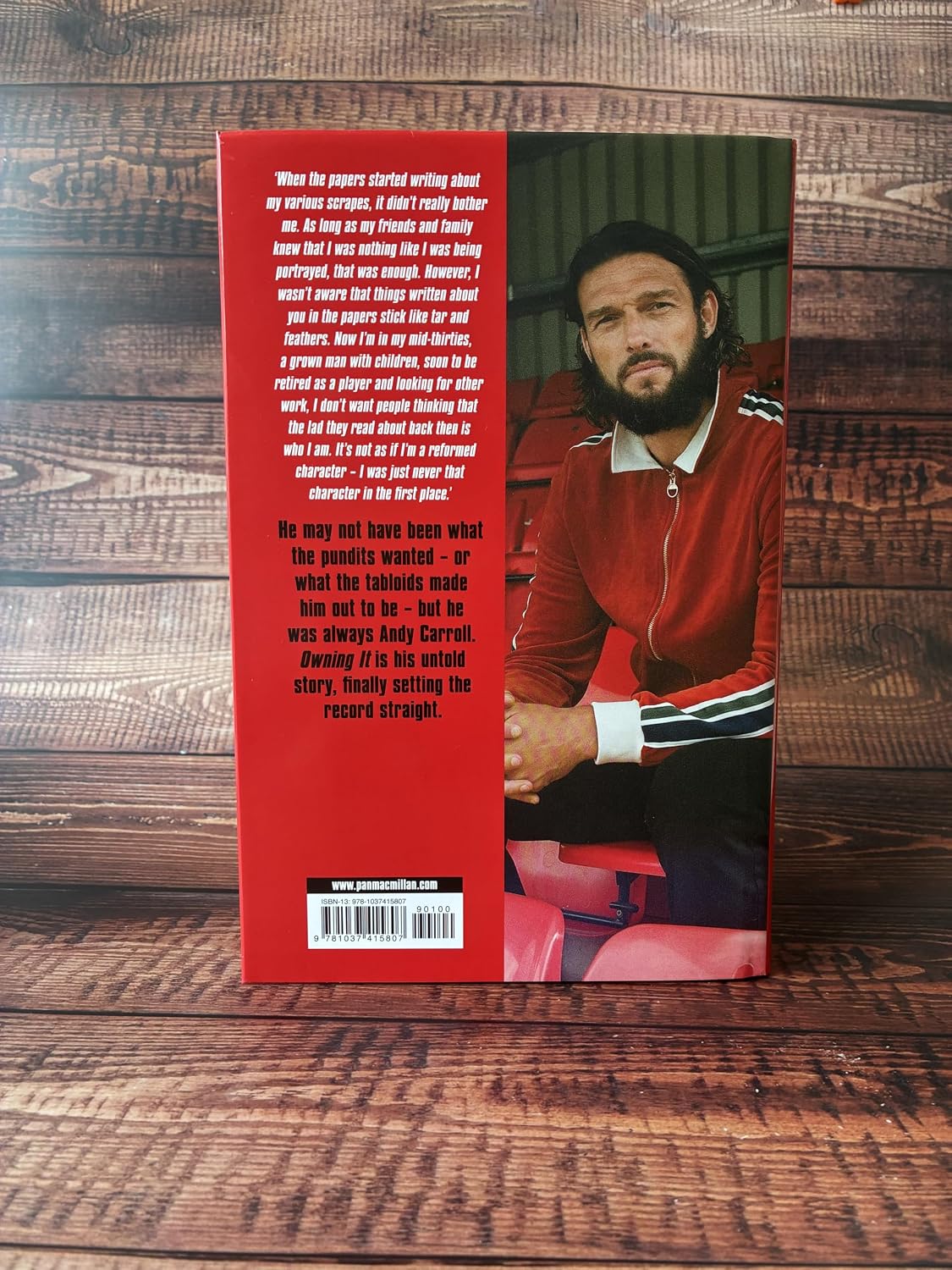 Owning It: A deeply personal football memoir from former Newcastle United and West Ham striker Andy Carroll