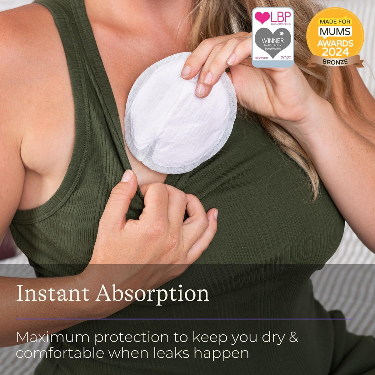 Lansinoh Disposable Breast Pads - Leakproof & Ultra Thin - 100 Pack