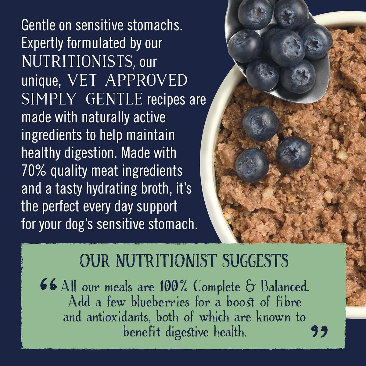 Butcher's Complete Wet Can Adult Dog Food Simply Gentle Loaf Pack 12x390g