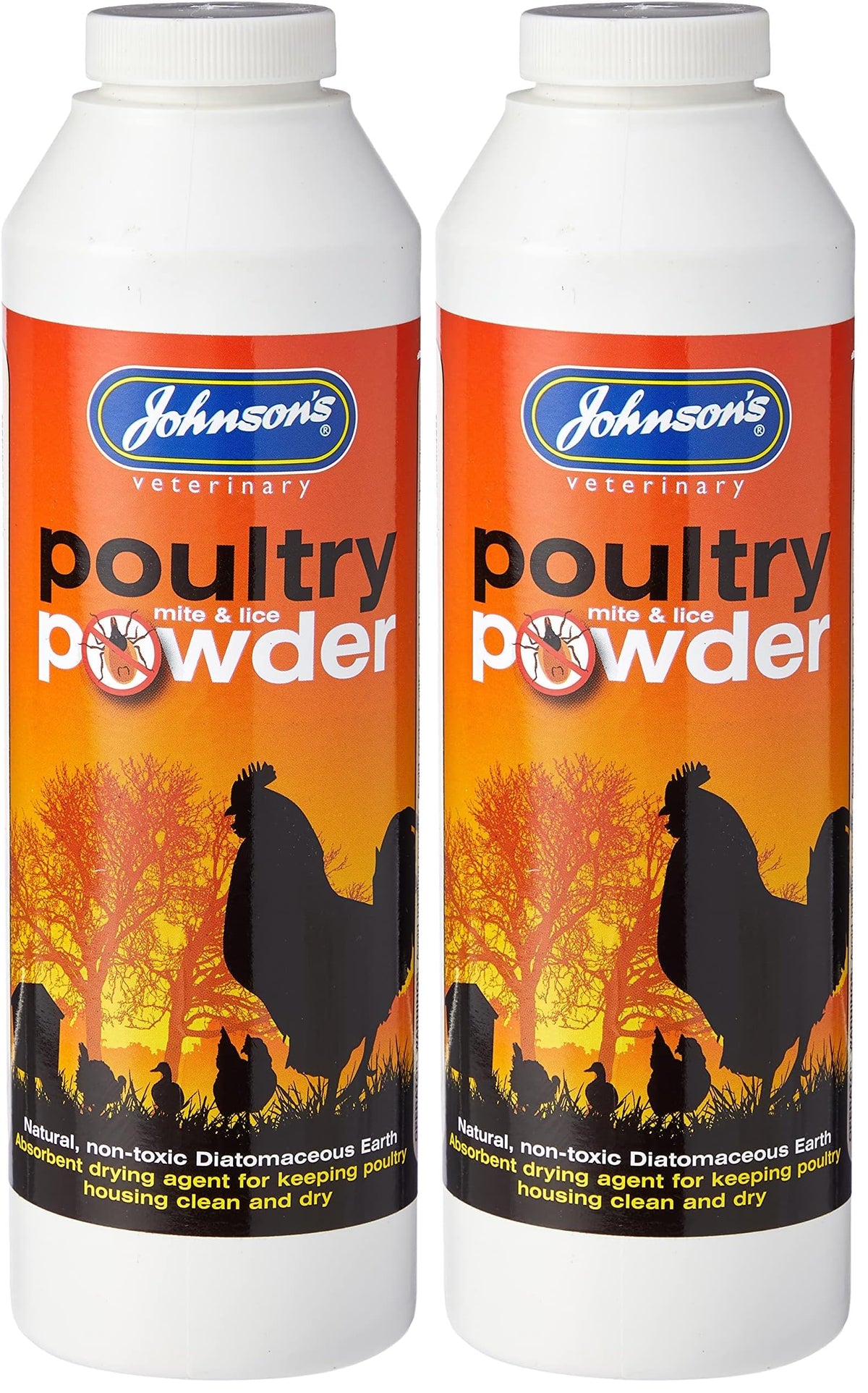 Johnsons Poultry Mite & Lice Powder,White