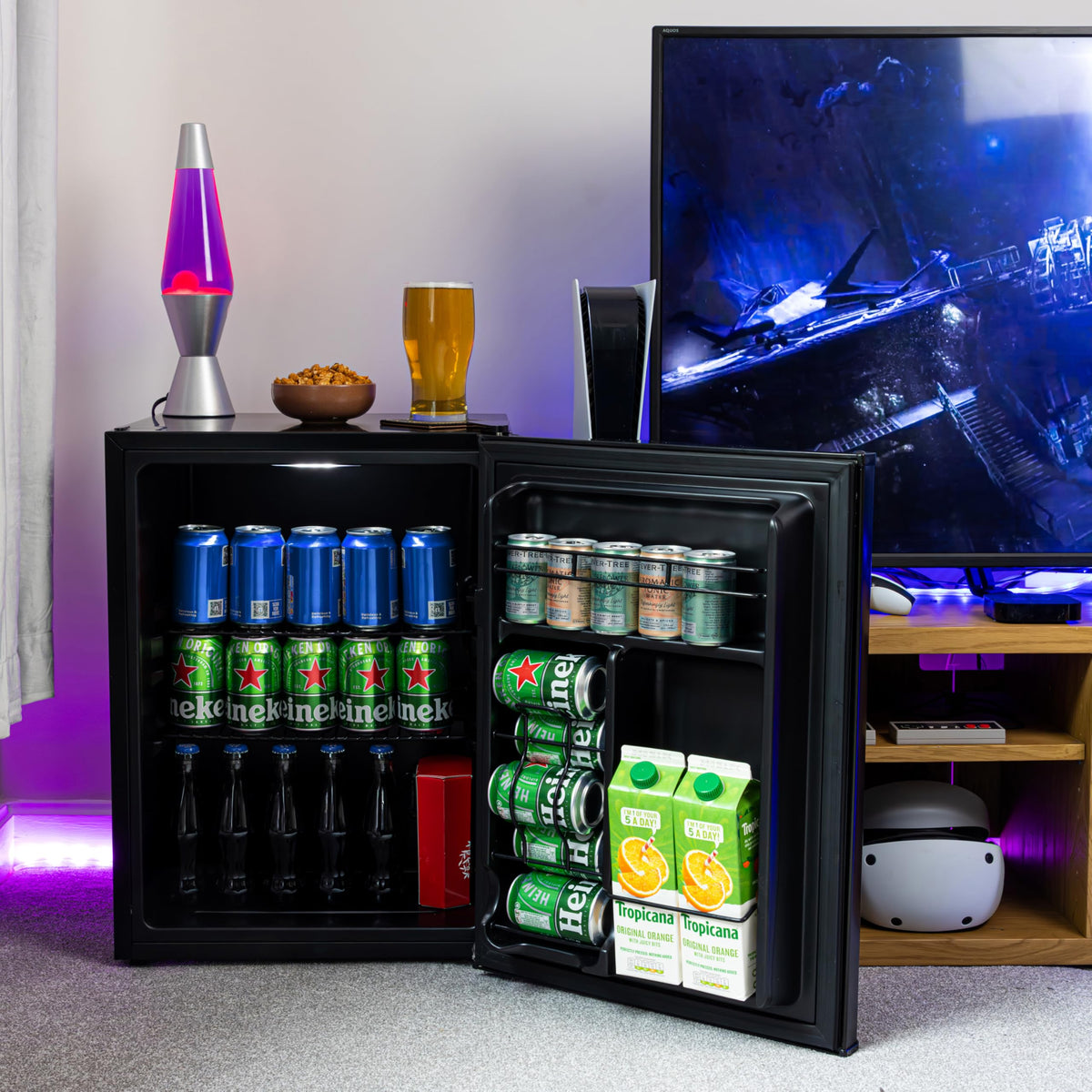 Subcold Cave35 Beer Fridge | 35L | 0-8°C | LED | Stainless Steel Door