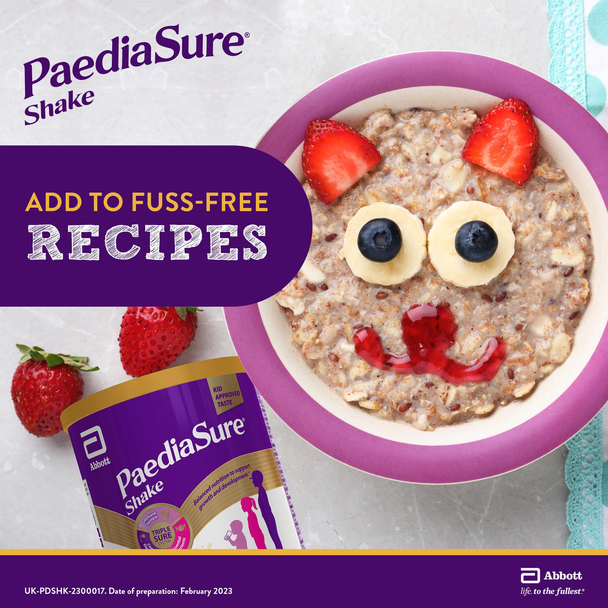 PaediaSure Shake – Cookies & Cream – Multivitamin for Kids – 400g