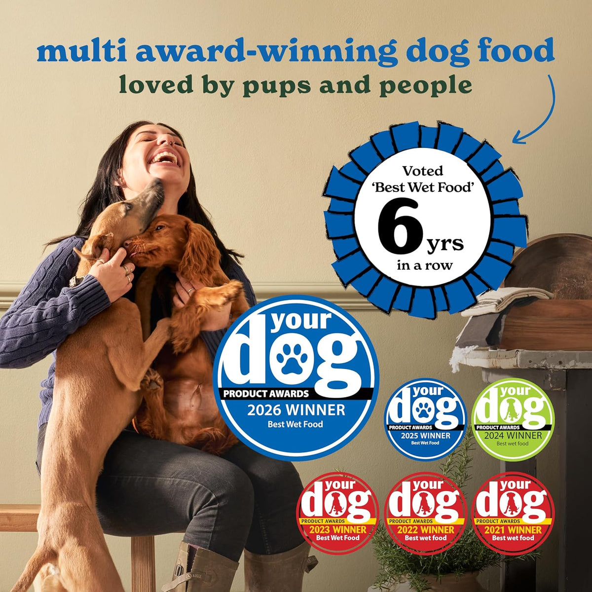 Forthglade Wet Dog Food (18 x 395g Trays) - Grain Free & Hypoallergenic Dog Food, Adult 1 Year+, Lamb with Vegetables, Complete Stomach Sensitive Meals with Natural Ingredients
