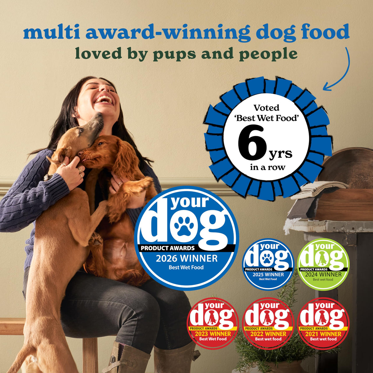 Forthglade Wet Dog Food (18 x 395g Trays) - Grain Free & Hypoallergenic Dog Food, Adult 1 Year+, Lamb with Vegetables, Complete Stomach Sensitive Meals with Natural Ingredients