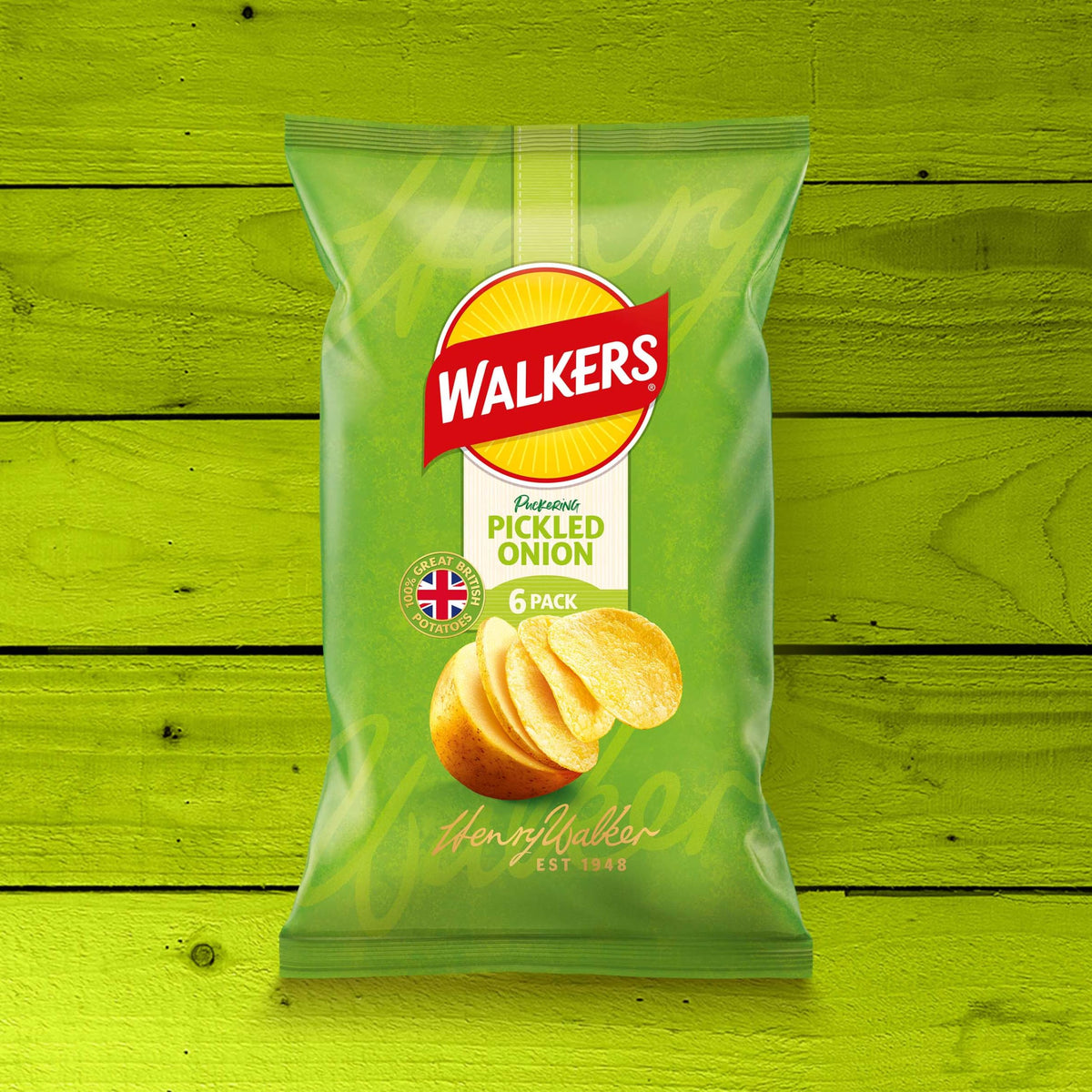 Walkers Baked Snacks Sea Salt 6 x 22g