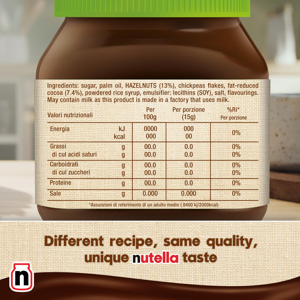 Nutella Hazelnut Chocolate Spread, 200g