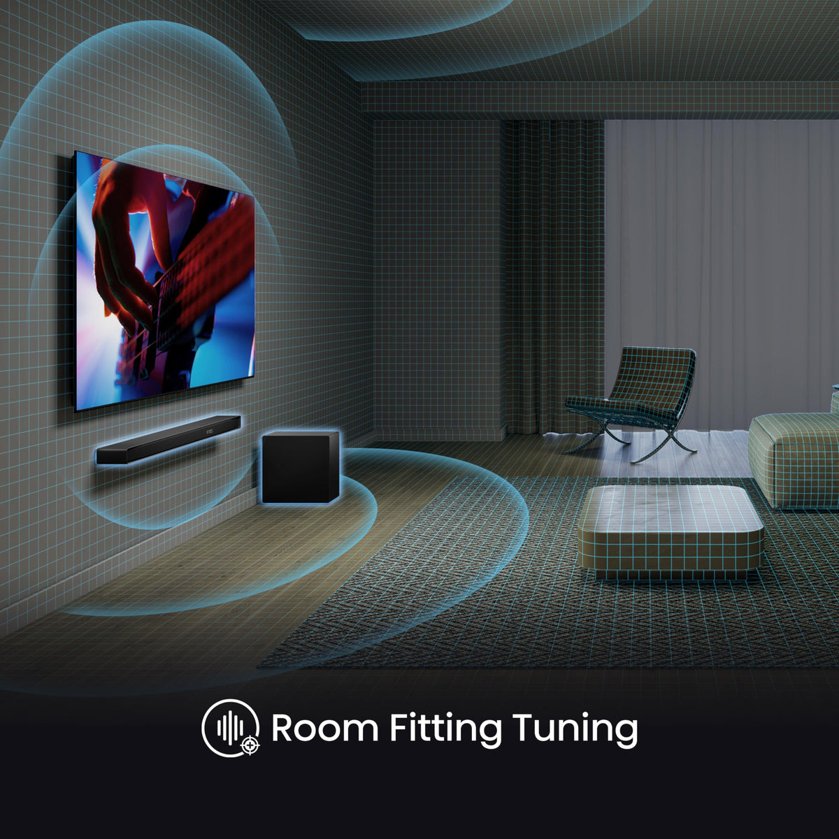 Hisense HS2000 2.1 CH All-In-One Soundbar for TV