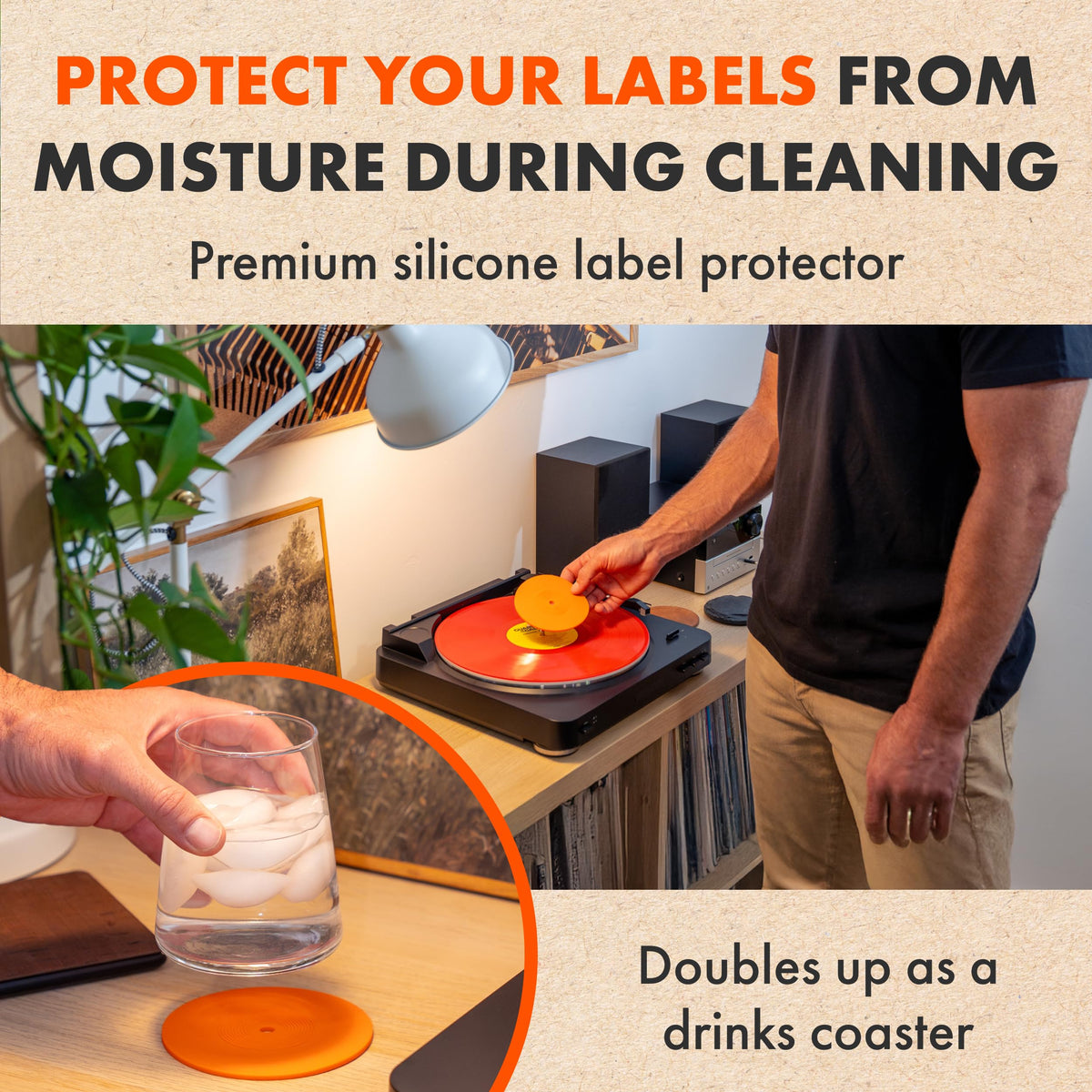 SPINCARE Vinyl Record Cleaner Kit | 5-in-1 Essentials Vinyl Cleaning Set