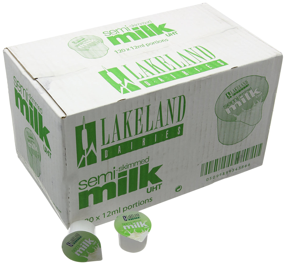 Lakeland Long Life Semi-Skimmed Milk - 240 Pots