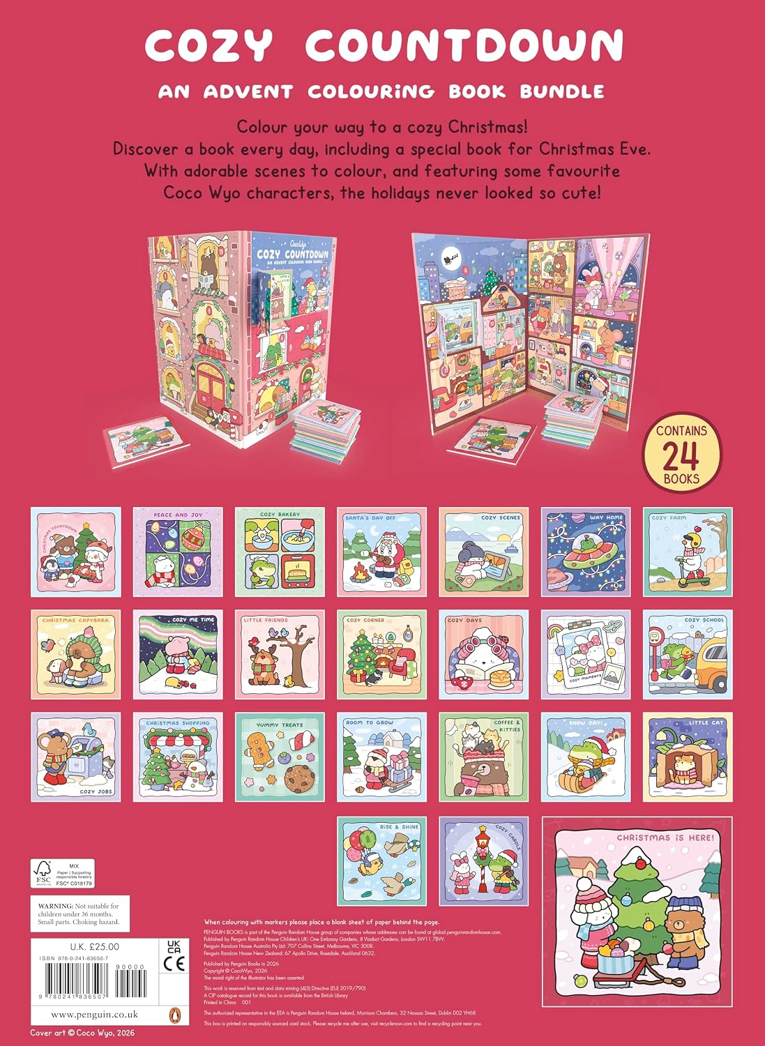 Coco Wyo: Cozy Countdown - An Advent Colouring Book Bundle