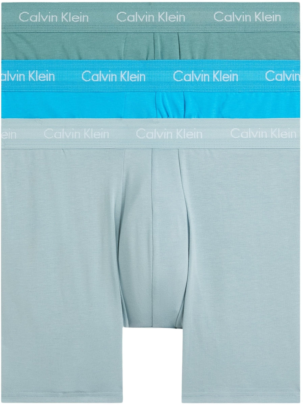 Calvin Klein Men’s 3 Pack Boxer Briefs with Logo Waistband
