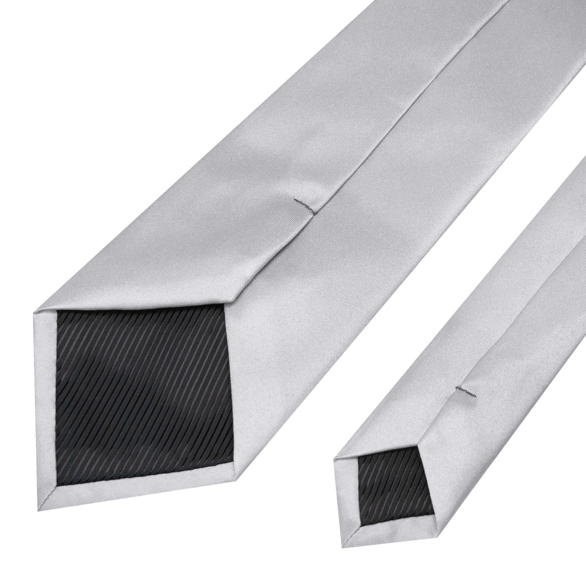 RBOCOTT Solid Color Tie Mens Necktie for Business and Wedding Party