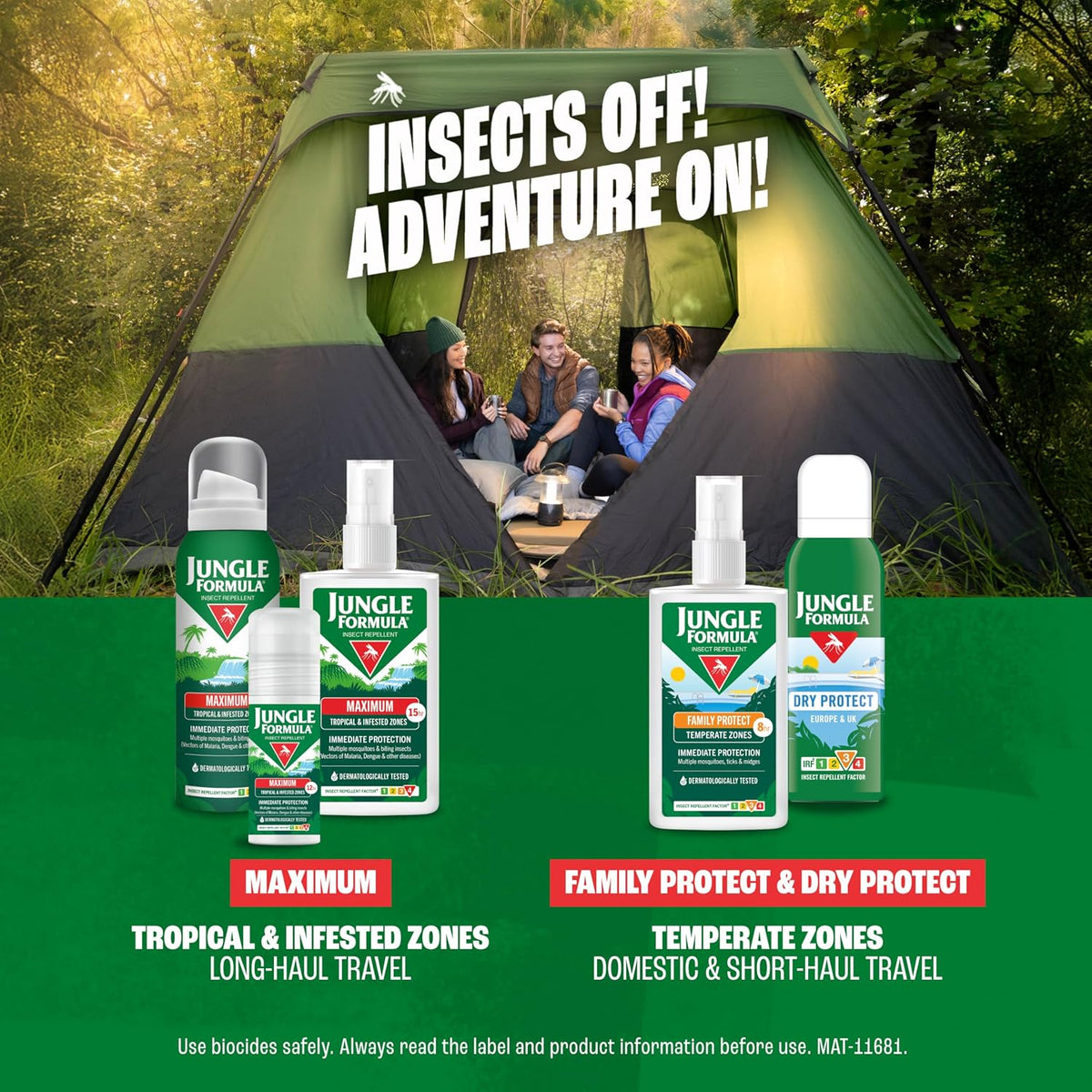 Jungle Formula Maximum 50% DEET Insect Repellent Aerosol 125ml
