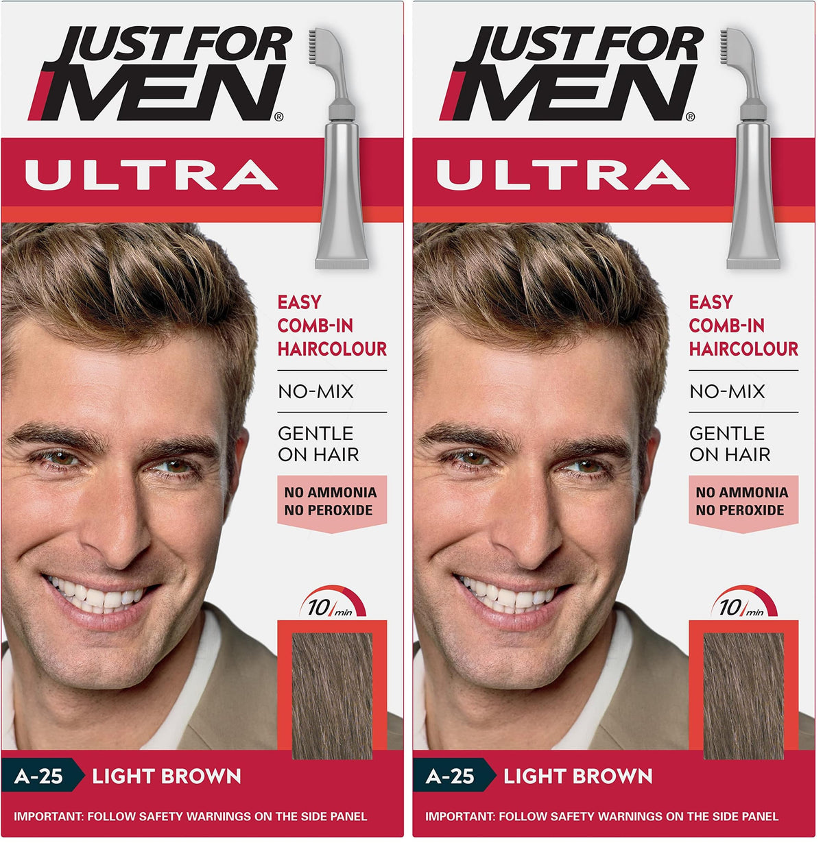 Just for Men Ultra, Hair Colour Dye, A45 Dark Brown