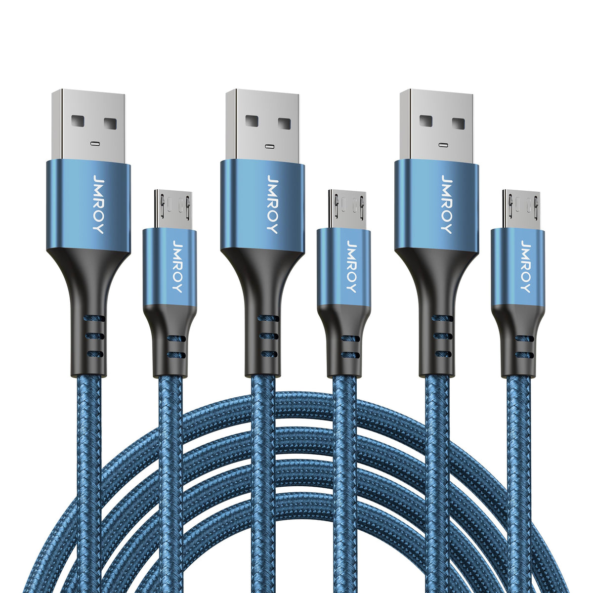 Micro USB Cable 2M 2PACK Android Charger Cable Fast Charging Cable Nylon Micro USB Charger cable Samsung Galaxy S7 Edge S6 S5 J7 J5 J6 J3 Note A6 A10,Sony,LG,Kindle,Xbox,PS4,Tablets,Nexus,Sony