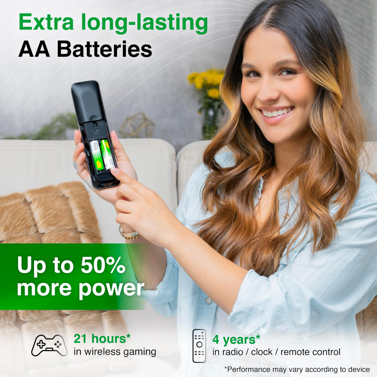 GP Extra AAA Batteries Bulk Pack of 36 1.5V Alkaline 10 Yr Life - Anti-Leak