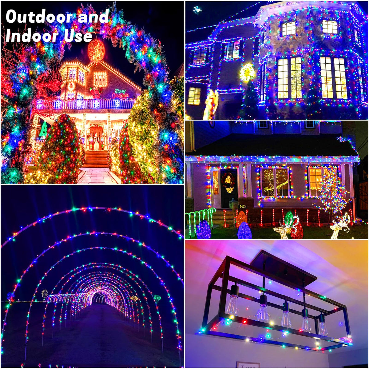 Gcstnn Garden Solar Lights Outdoor, 5M 50 LED Solar Fairy Lights, Copper Wire 8 Modes Waterproof String Lights for Yard, Christmas Tree, Bedroom, Gate, Indoor/Outside Decorations(Orange)