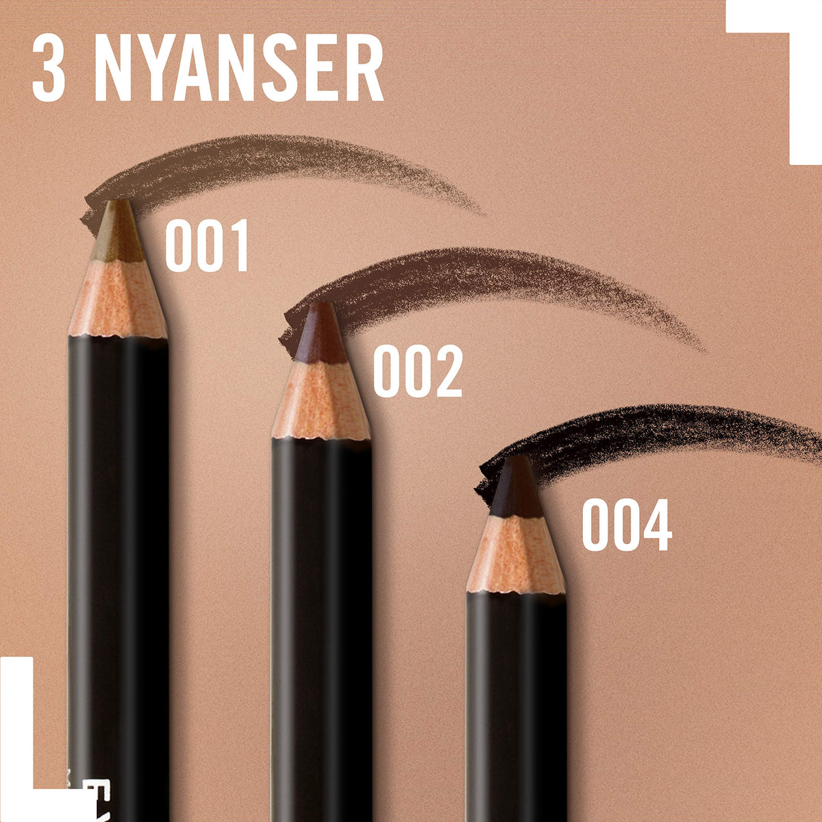 Rimmel Eyebrow Pencil, 1.4 g - Dark Brown