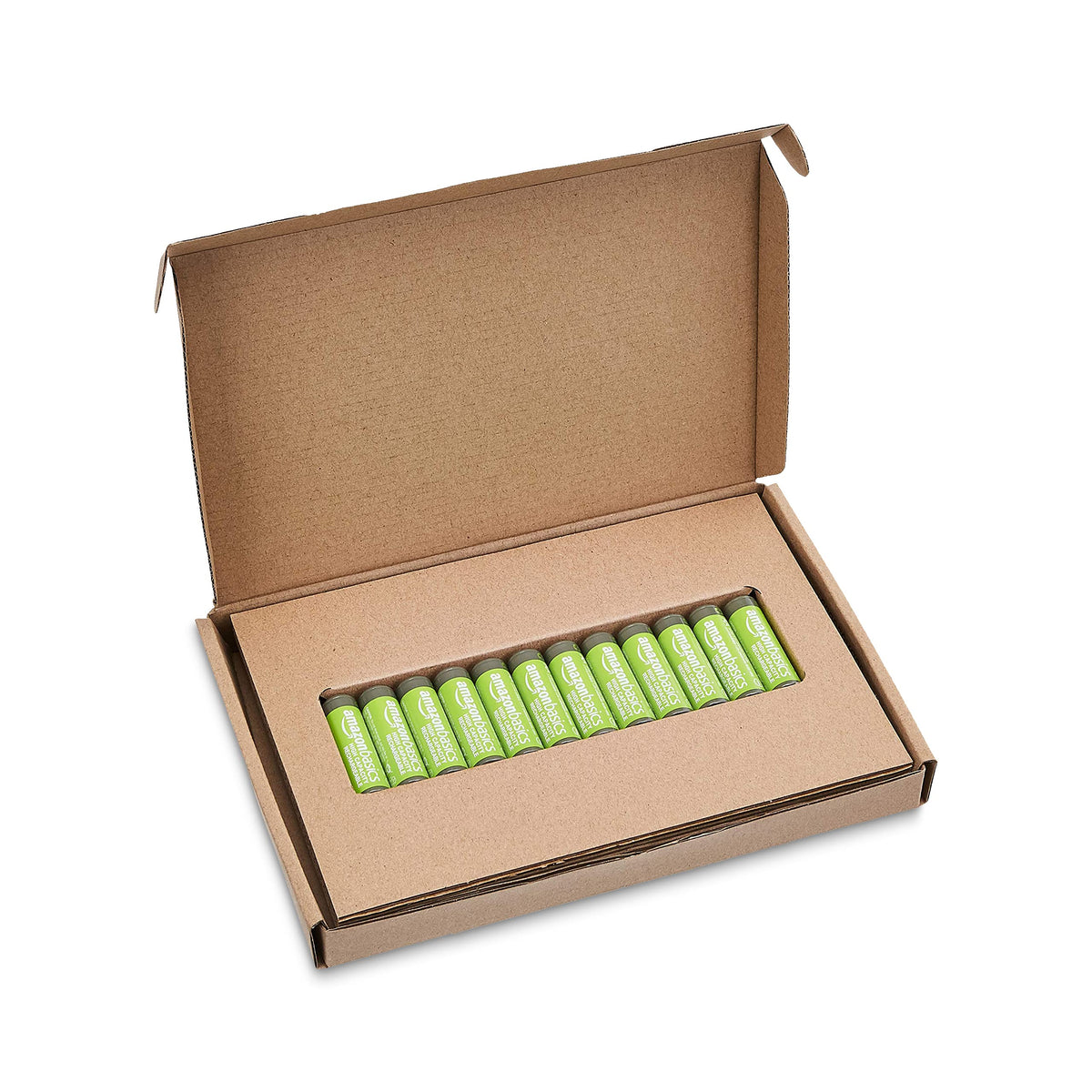 Amazon Basics 8-Pack Rechargeable AAA NiMH High-Capacity Batteries, 850 mAh, 1.2V, Recharge up to 500x Times, Pre-Charged