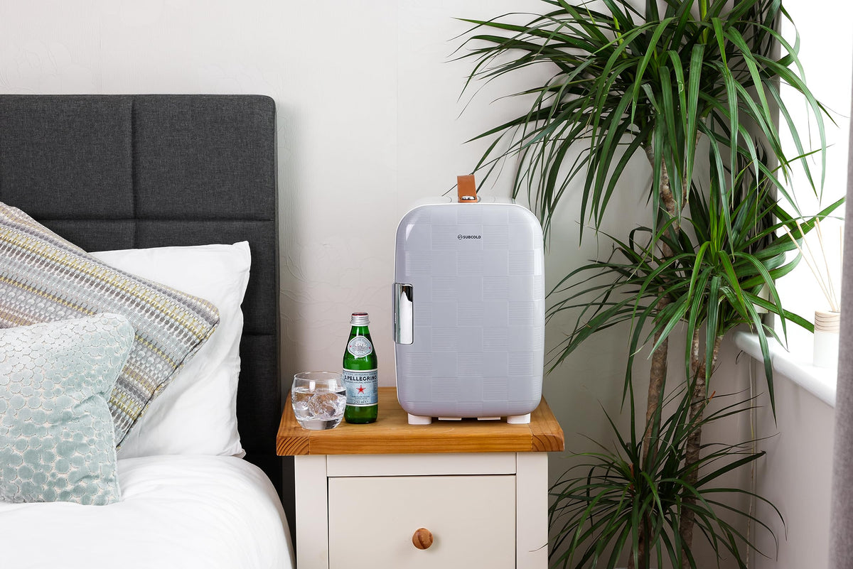 Subcold Pro4 Mini Fridge 4L, Quiet Small Fridge for Bedroom, AC & USB