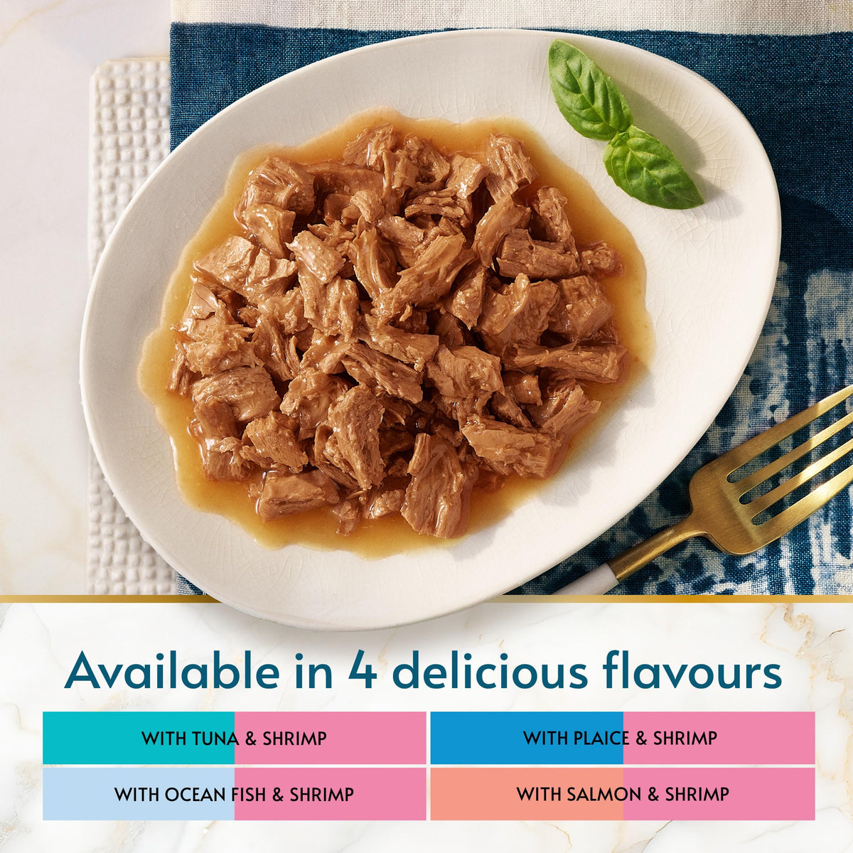 GOURMET Perle Delighters Collection in Gravy Wet Cat Food 40x85g
