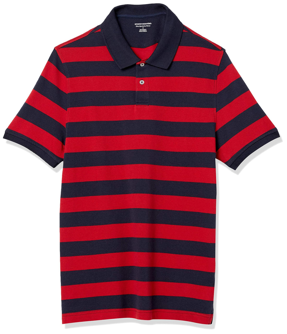 Amazon Essentials Men's Slim-Fit Cotton Pique Polo Shirt (Limited Edition Colors)
