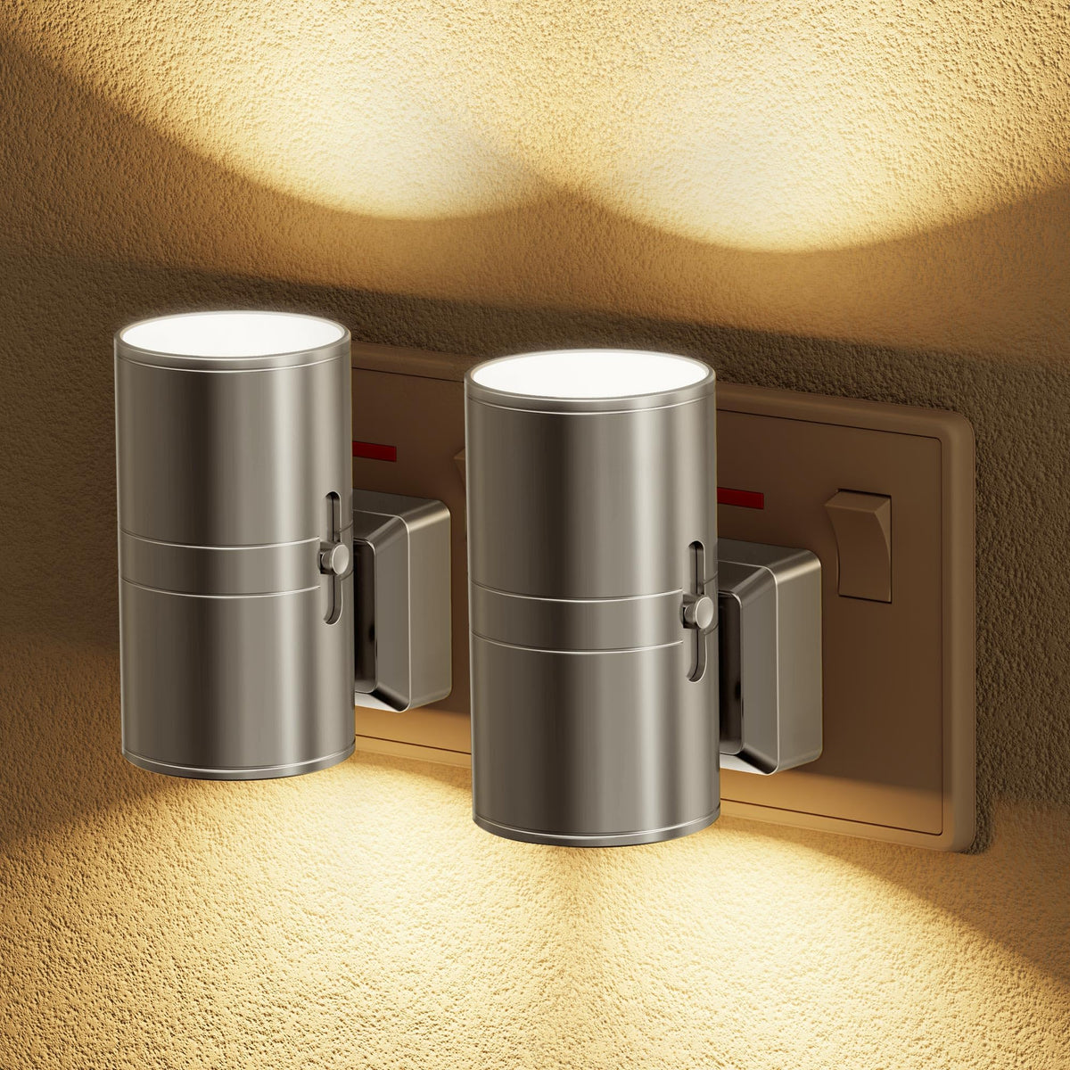 JandCase Night Light, Night Light Plug in Wall with Dusk to Dawn Sensor