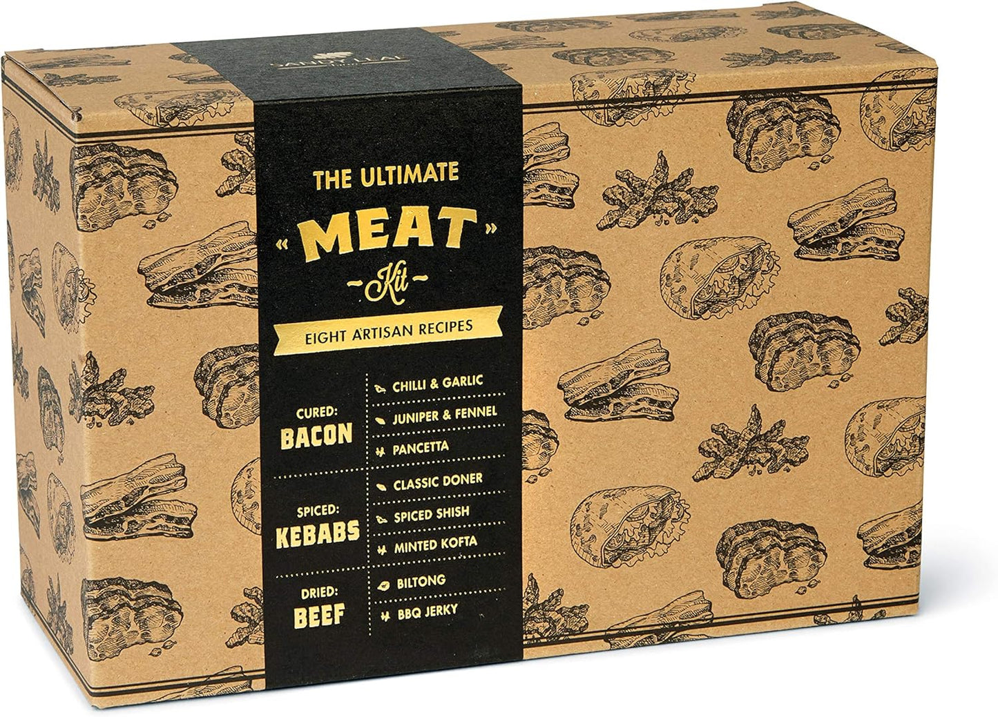 Ultimate Meat Kit - 8 Meat - Make your own Bacon, Biltong, Jerky, Doner Kebabs, Shish Kebabs, Kofte Kebabs and Pancetta