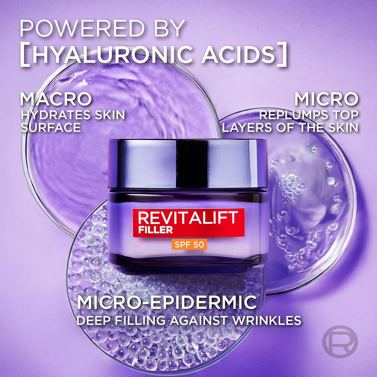 L’Oréal Paris Revitalift Filler Replumping Anti Ageing SPF50 Day Cream 50ml