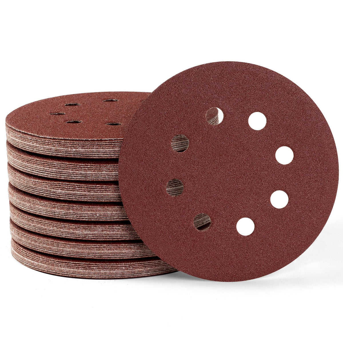 SATC Sanding Discs 150 Grit 110PCS Orbital Sander Discs 125mm Hook and Loop Round Orbital Sander Pads for Sanding