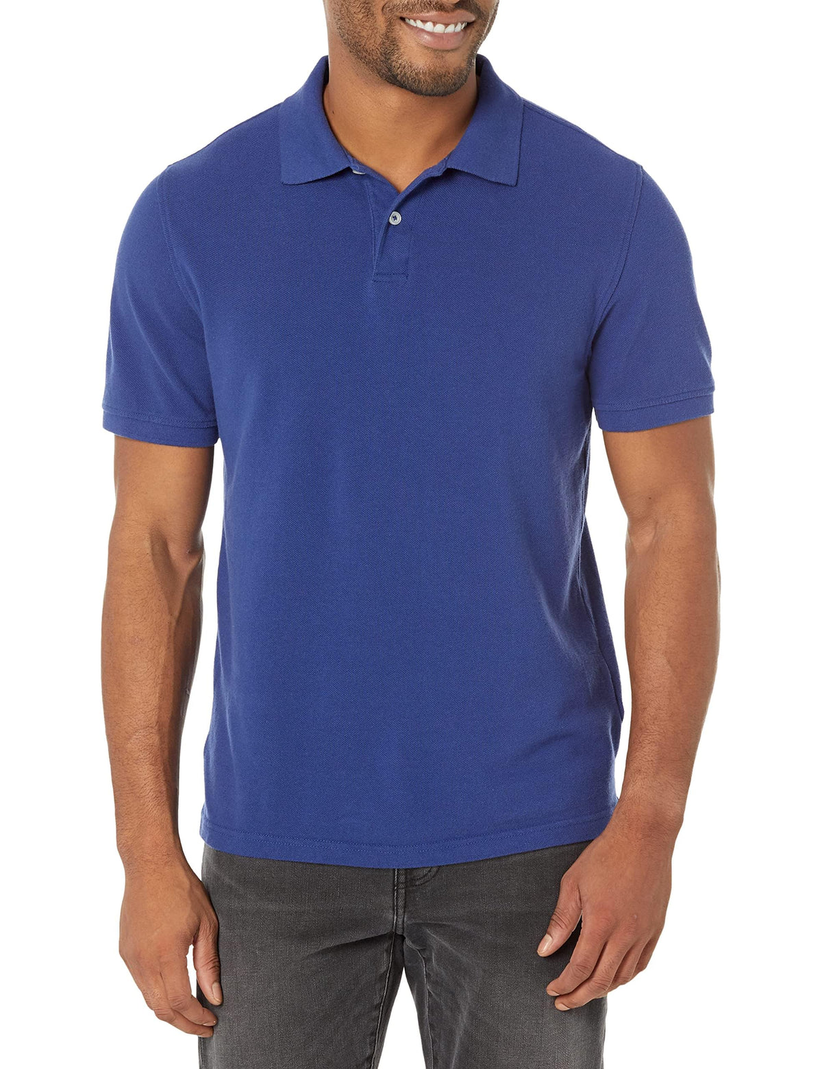 Amazon Essentials Men's Slim-Fit Cotton Pique Polo Shirt (Limited Edition Colors)