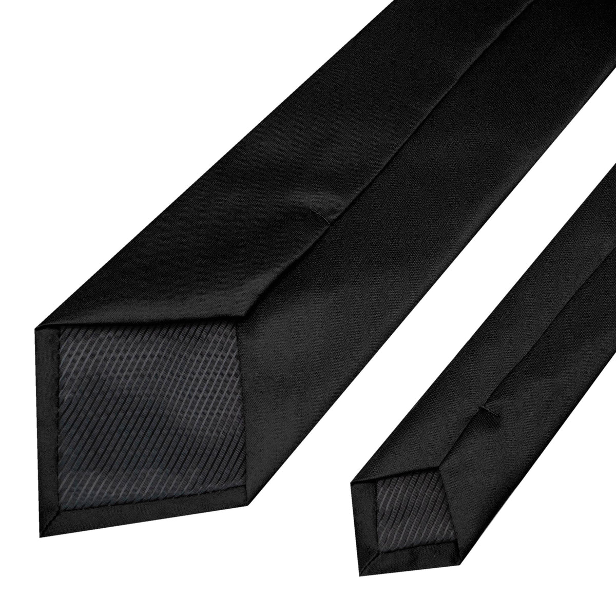 RBOCOTT Solid Color Tie Mens Necktie for Business and Wedding Party