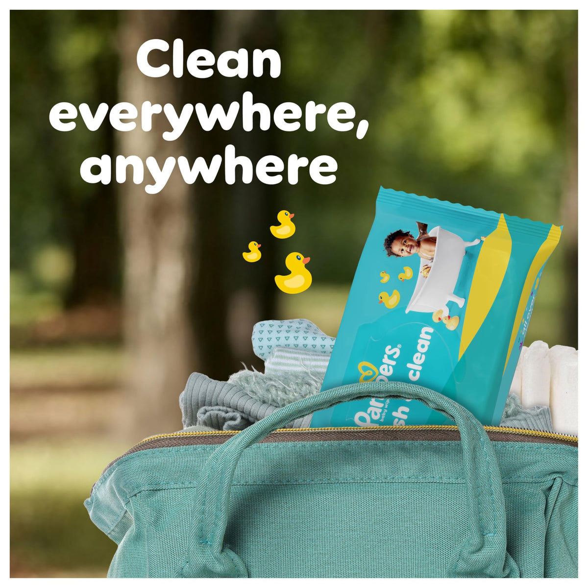 Pampers Fresh Clean Baby Wipes Multipack 1200 Count (15 x 80)