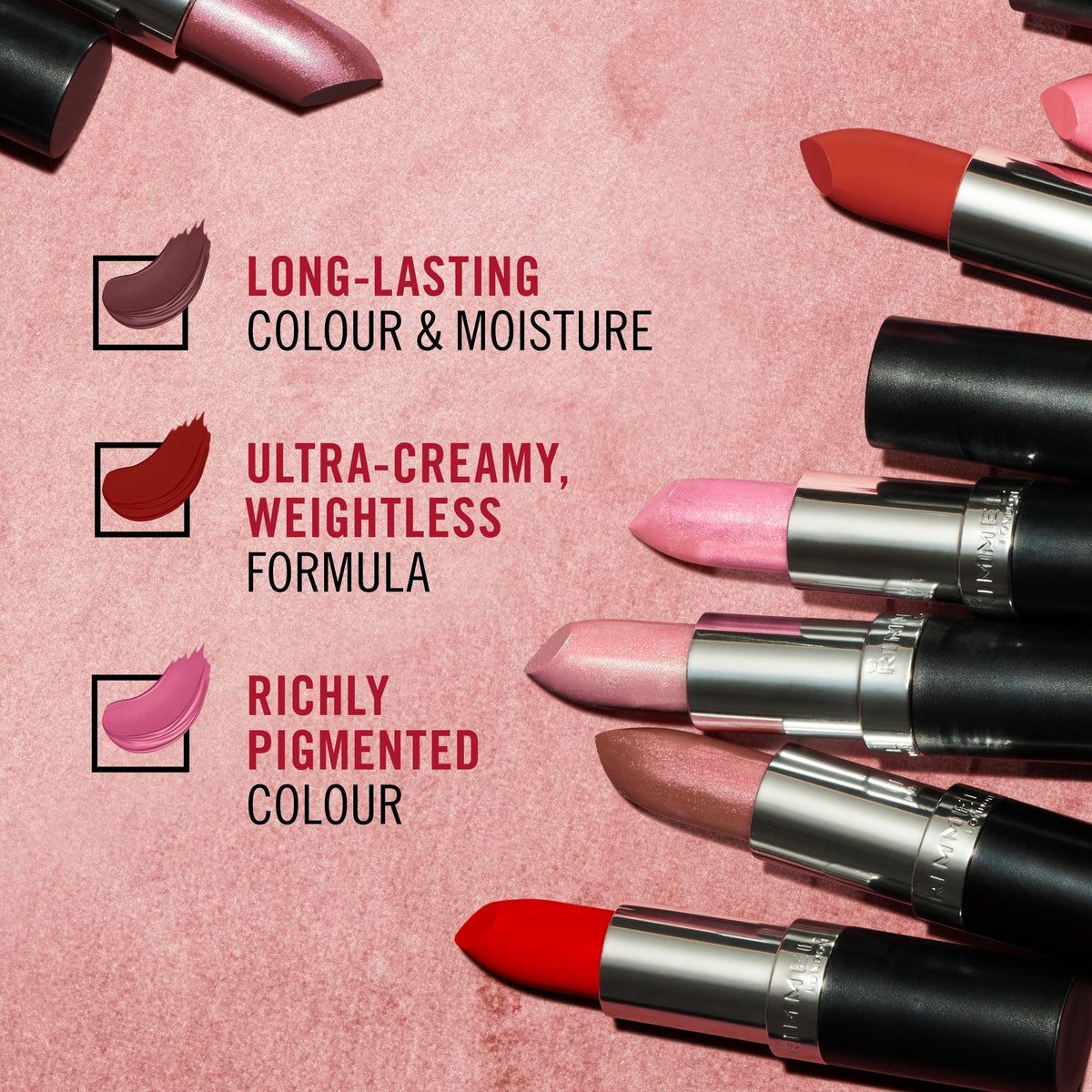 Rimmel Lipstick Lasting Finish Natural Birthday - 250 Nude Brown