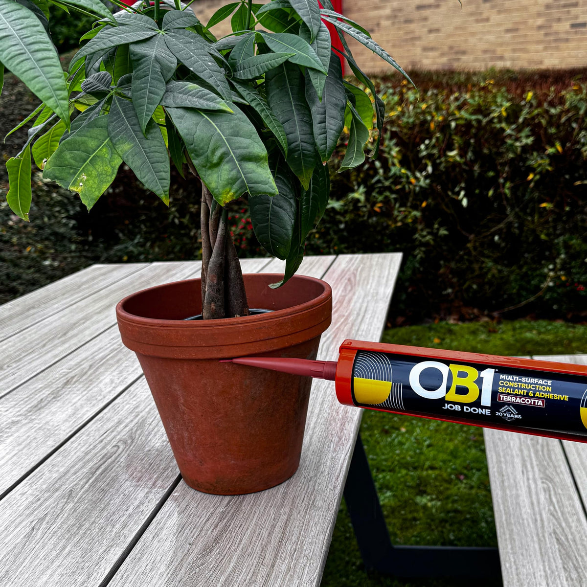 OB1 Clear Multi-Surface Construction Sealant & Adhesive, 290ml 2in1 formula