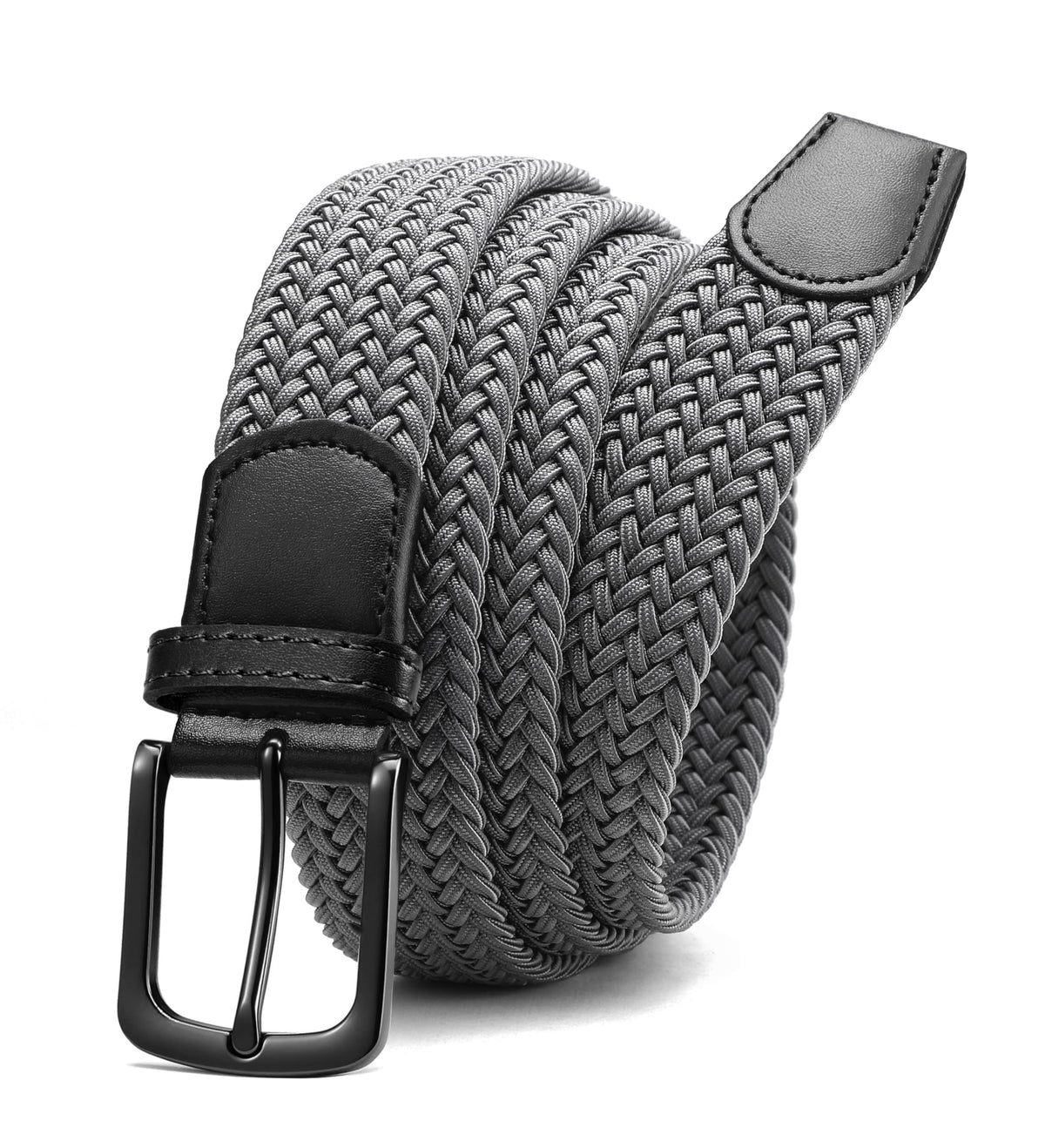 CHAOREN Elastic Belts for Men, Stretch Webbing Belt for Golf & Jeans 1 3/8"