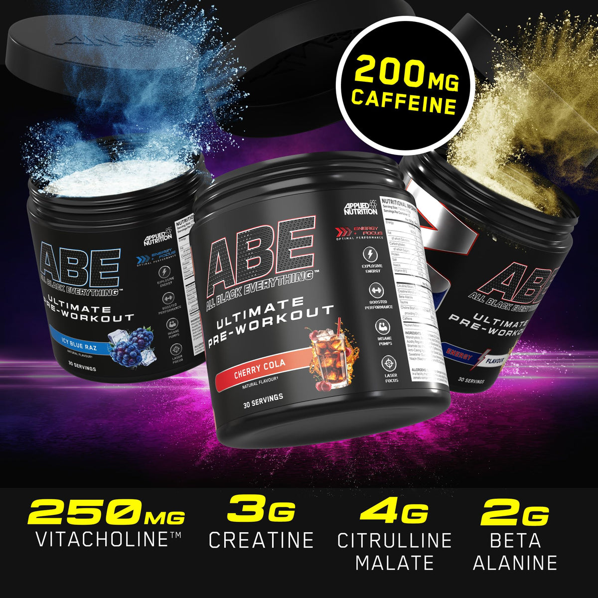 Applied Nutrition ABE Pre Workout Powder Tropical 375g