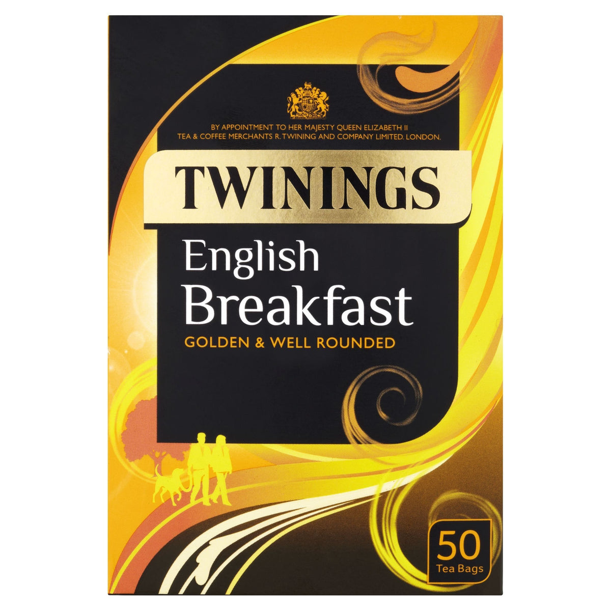 Twinings English Breakfast Tea, 4 x 80 Biodegradable Plant-Based Tea Bags
